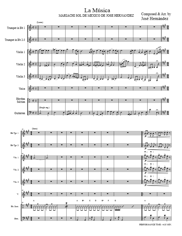 La imagen puede contener una previsualizacion de una partitura